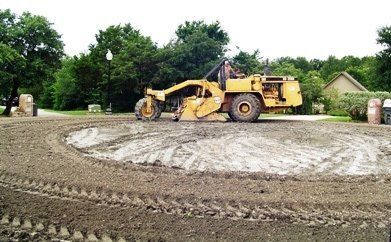 Distributing Newly Milled Material — Weatherford, TX — North American Paving