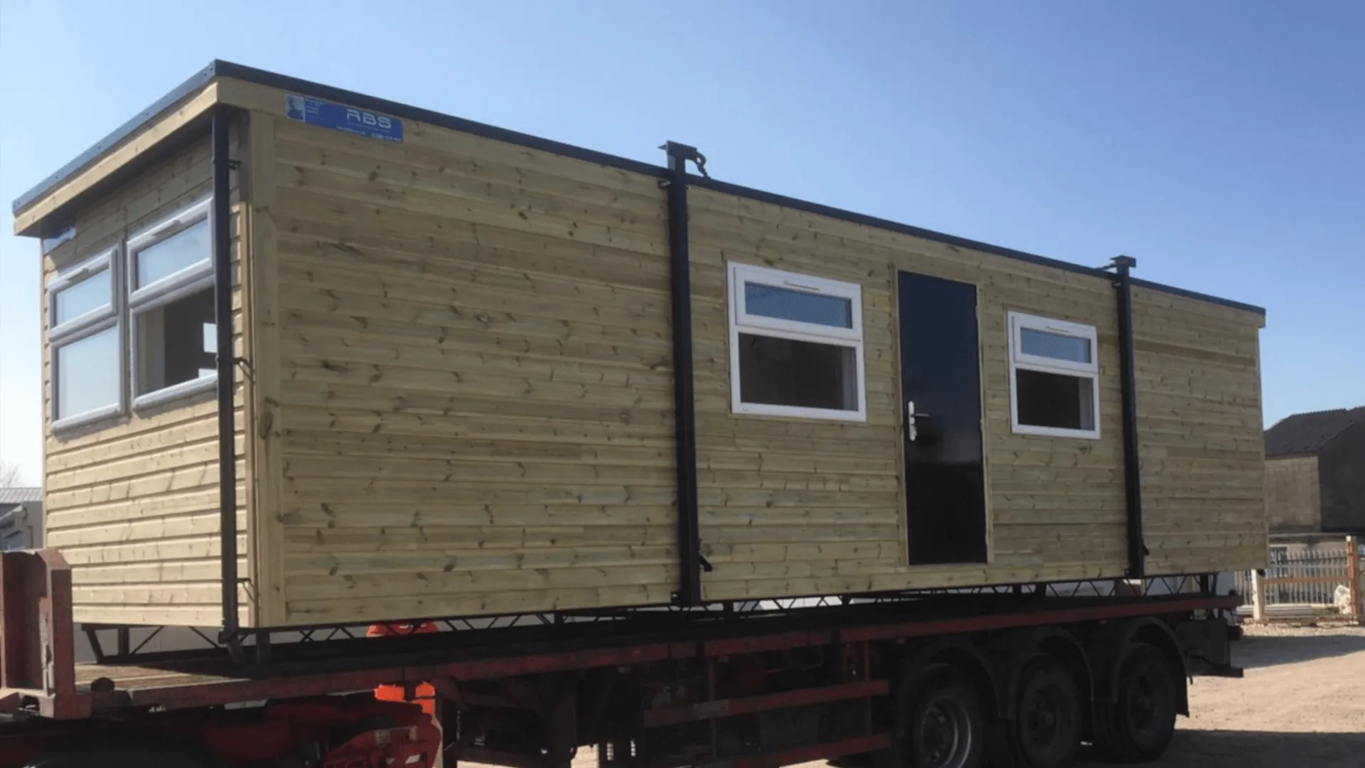 Wooden portable cabin