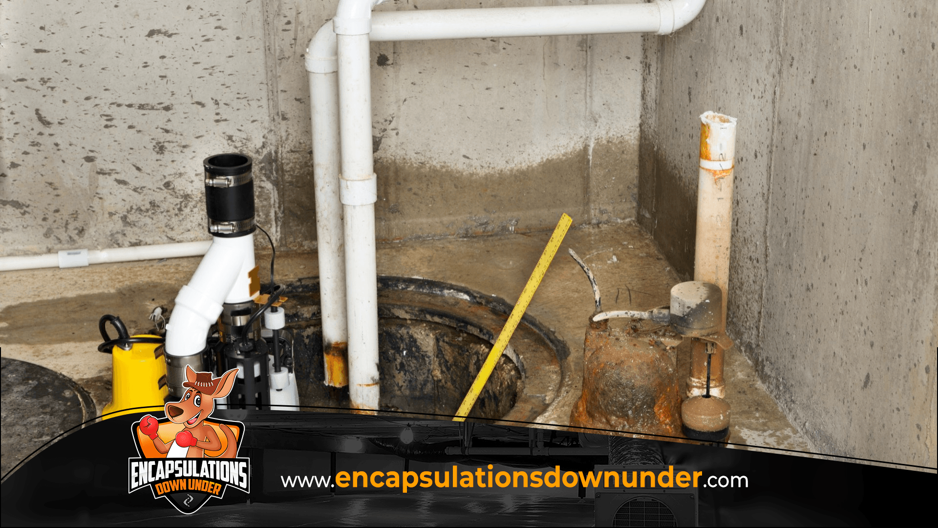 sump pump in a basement in Muncie, IN