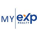 The logo for my exp realty is blue and orange.