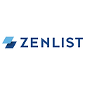 The zenlist logo is blue and white on a white background.
