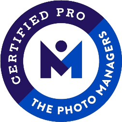 A certified pro logo for the photo managers