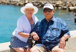 Smiling Senior couple - Daily Living in Heber, UT