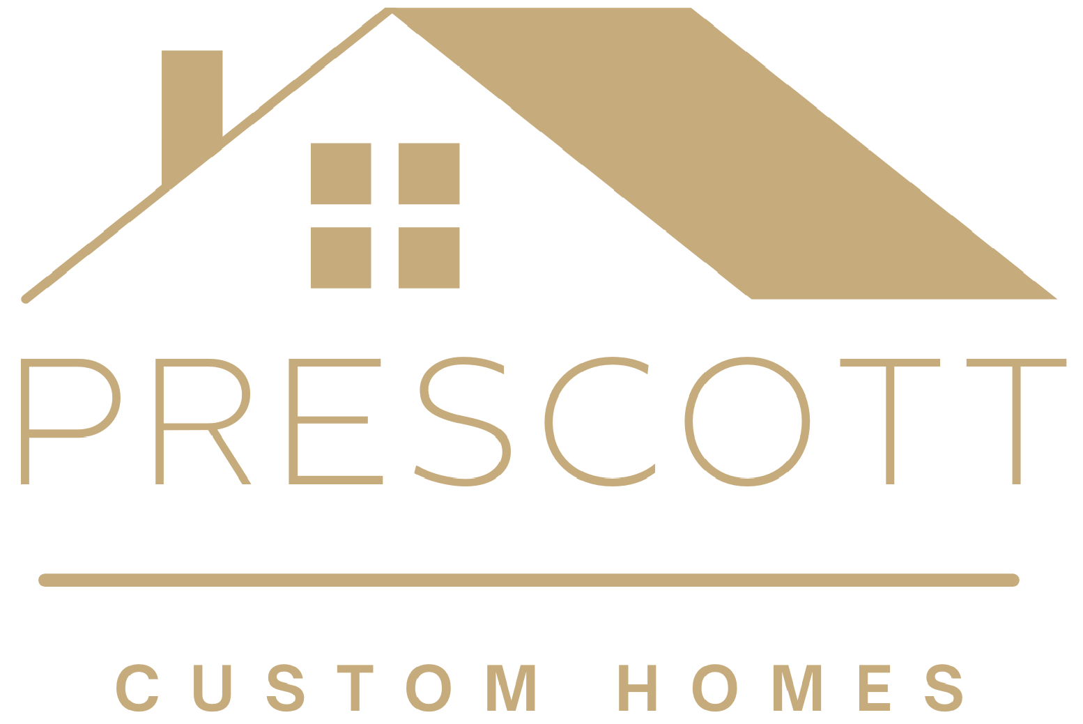Logo for Prescott Custom Homes on Desktop Header