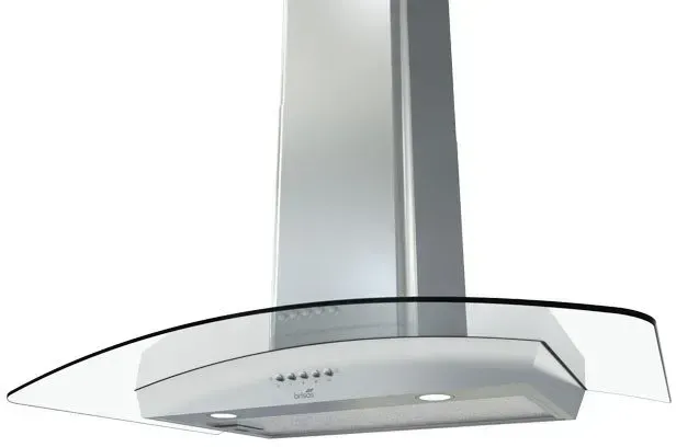 A stainless steel refrigerator freezer with a handle on a white background.