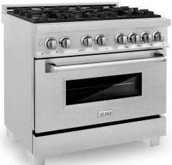 A stainless steel refrigerator freezer with a handle on a white background.