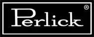 The word perlick is written in white on a black background.