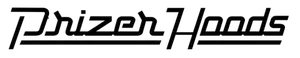 A black and white logo for prizeh hoods