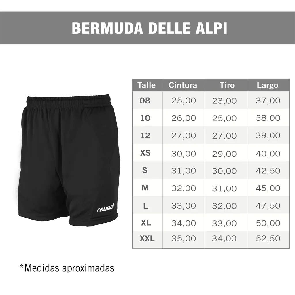 Detalles del producto short negro.