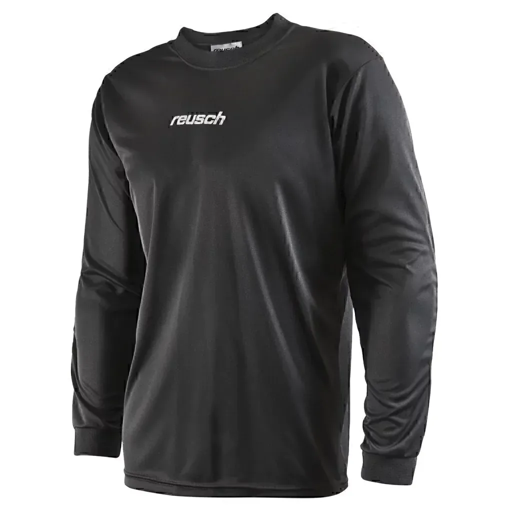 Camiseta de entrenamiento Reusch de manga larga negra.