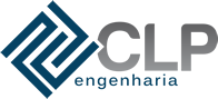 A logo for a company called clp engenharia