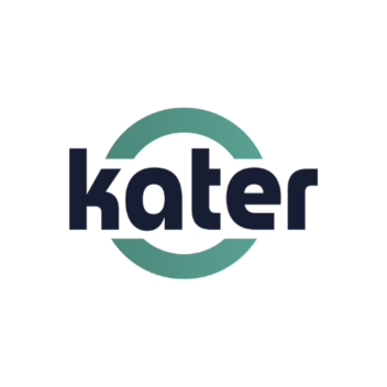 Um logotipo para uma empresa chamada Kanter com um círculo verde ao redor