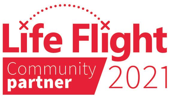 Life Flight Air Emergency Services community partner logo