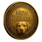 A gold coin that says the dog rescue coin new zelda