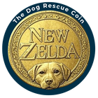A gold coin that says the dog rescue coin new zelda
