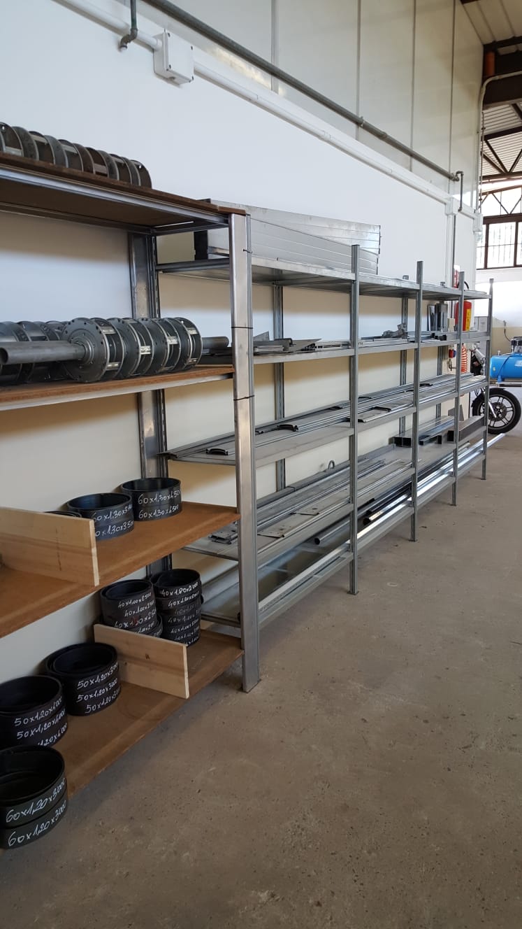 materiale per lavorazioni serrande