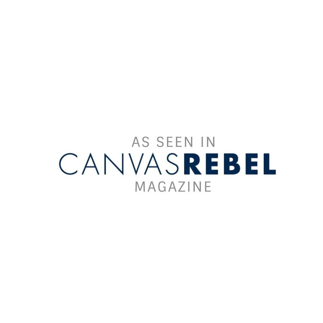 The logo for canvas rebel magazine is shown on a white background.