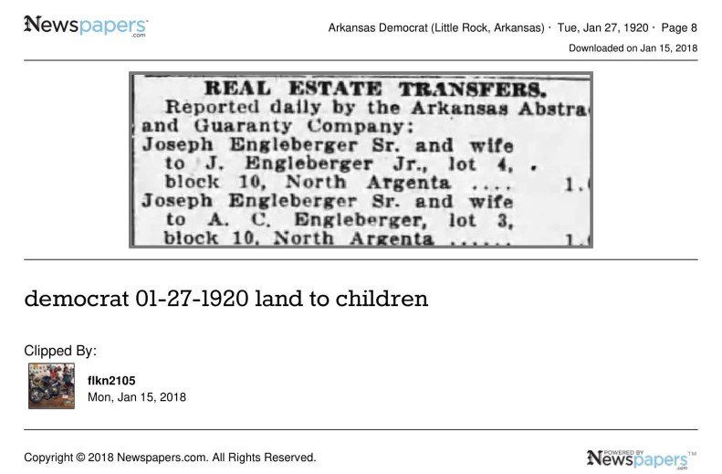 Block 10 North Argenta is bounded by Main, 20th, Maple and 21st