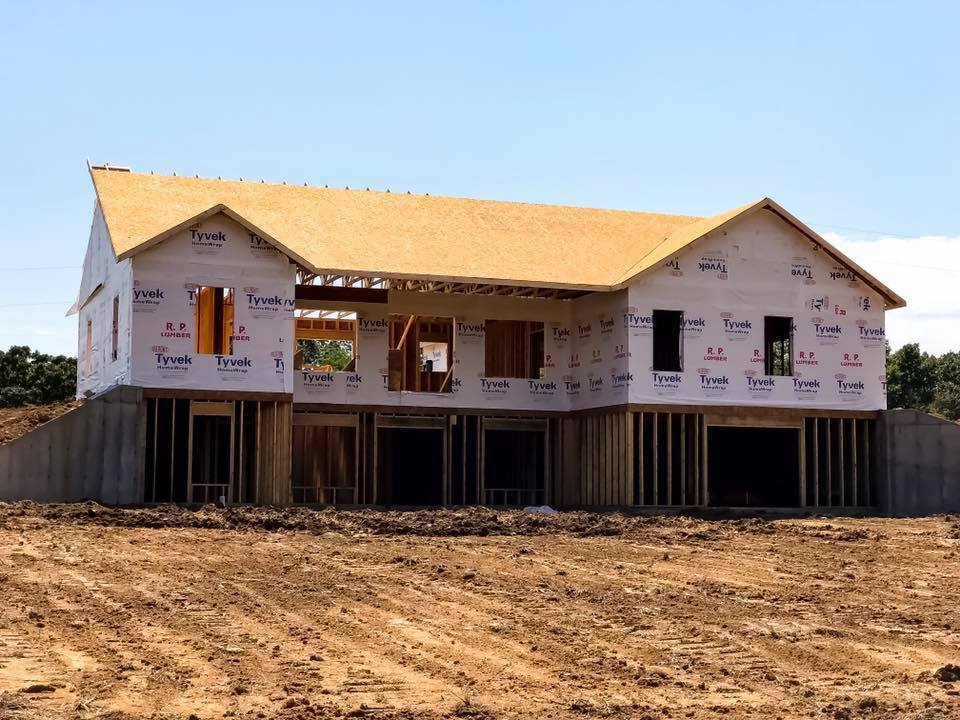 The foundation of a Nudura (ICF) custom home in southeastern Missouri from Dowd Brothers