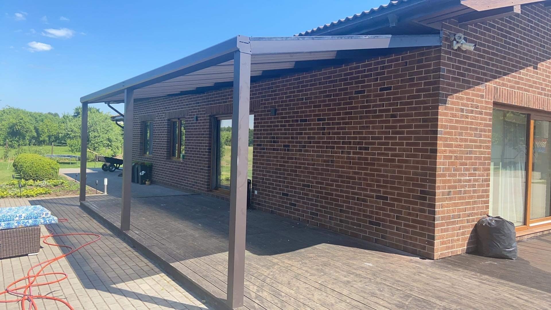 Aliuminio stoginių montavimas