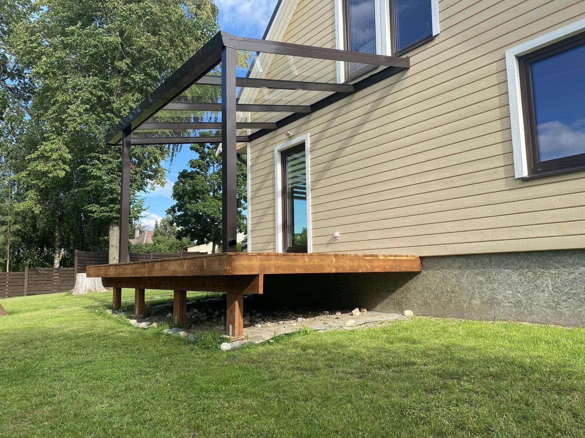 Aliuminio stoginių montavimas