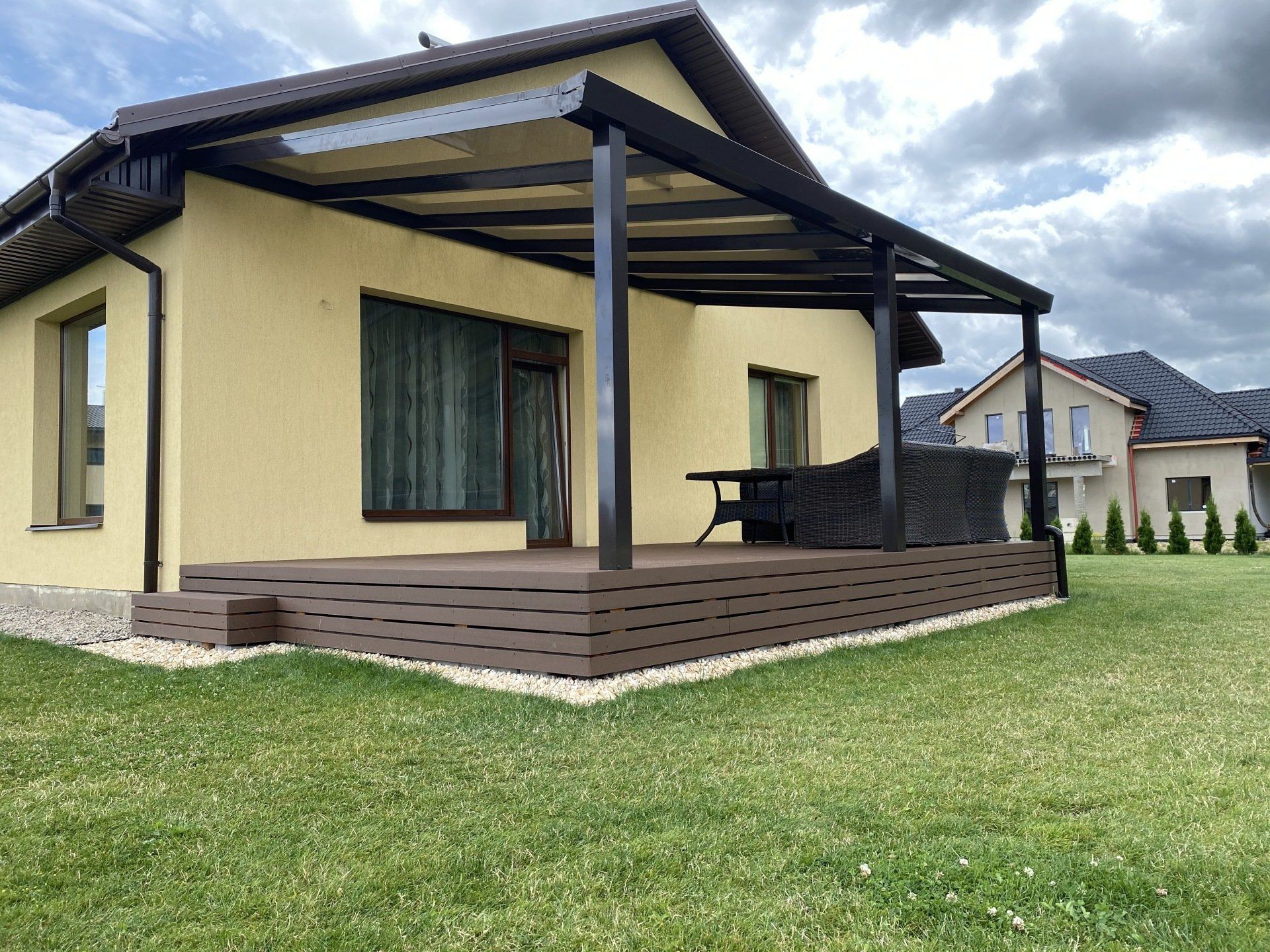 Aliuminio stoginių montavimas