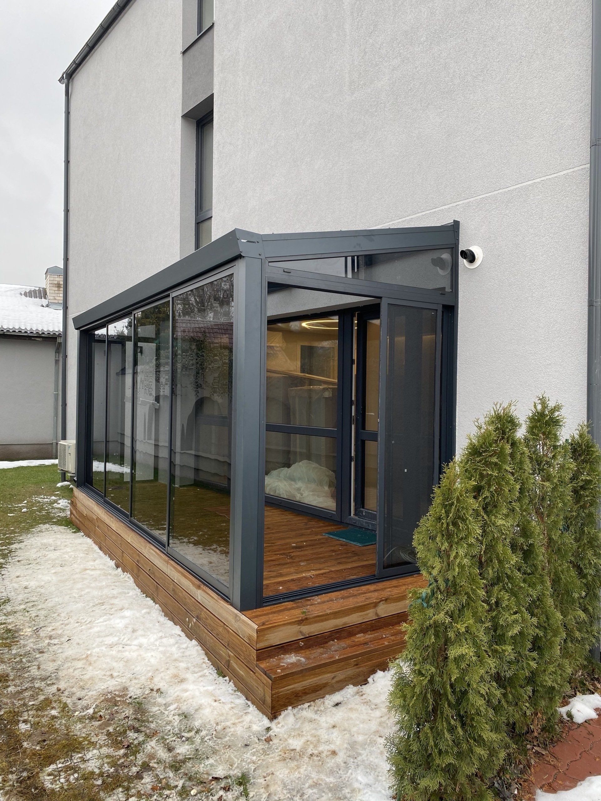 Aliuminio stoginių montavimas