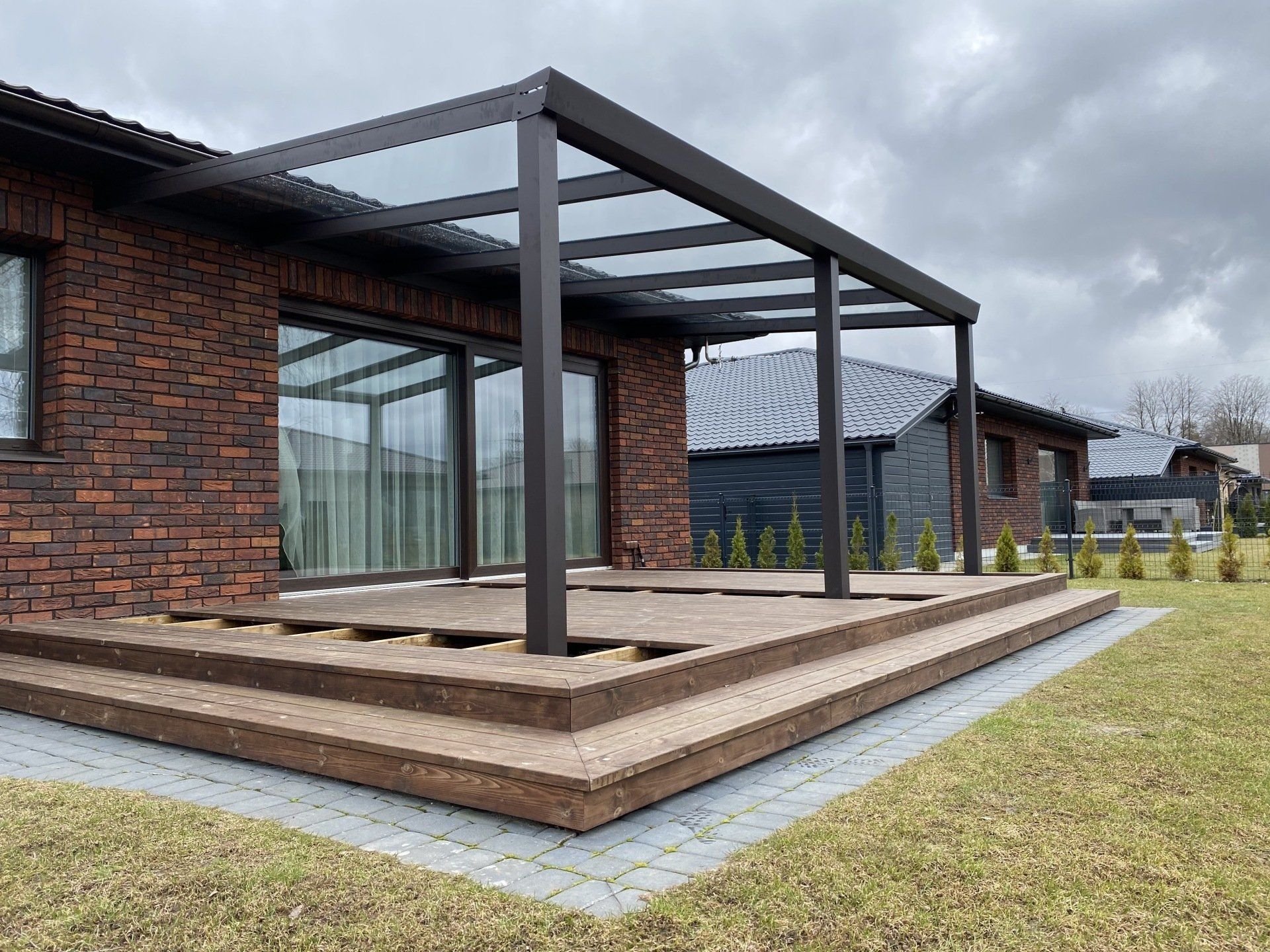 Aliuminio stoginių montavimas