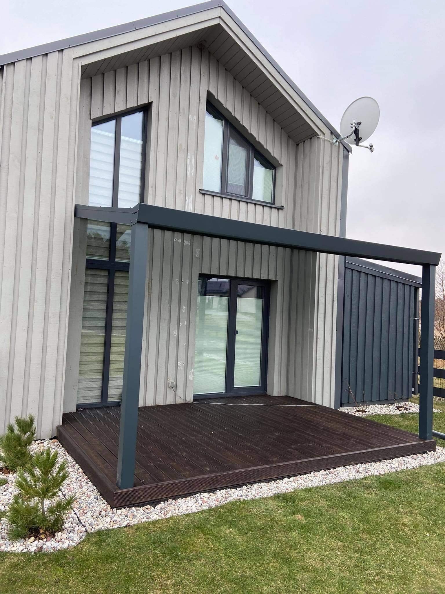 Aliuminio stoginių montavimas