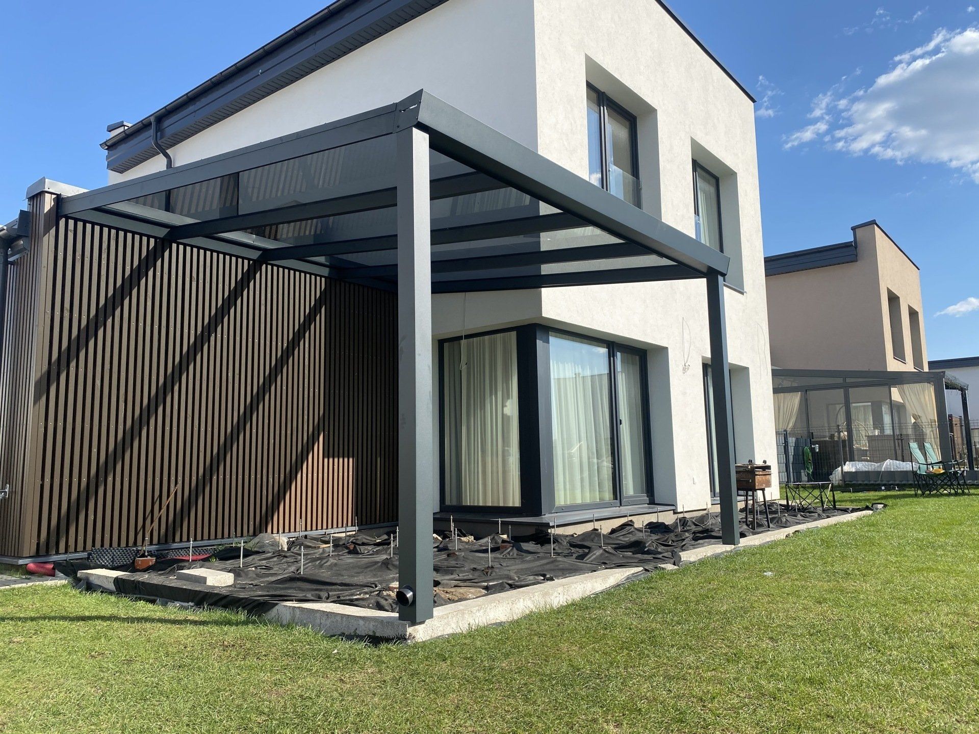 Aliuminio stoginių montavimas