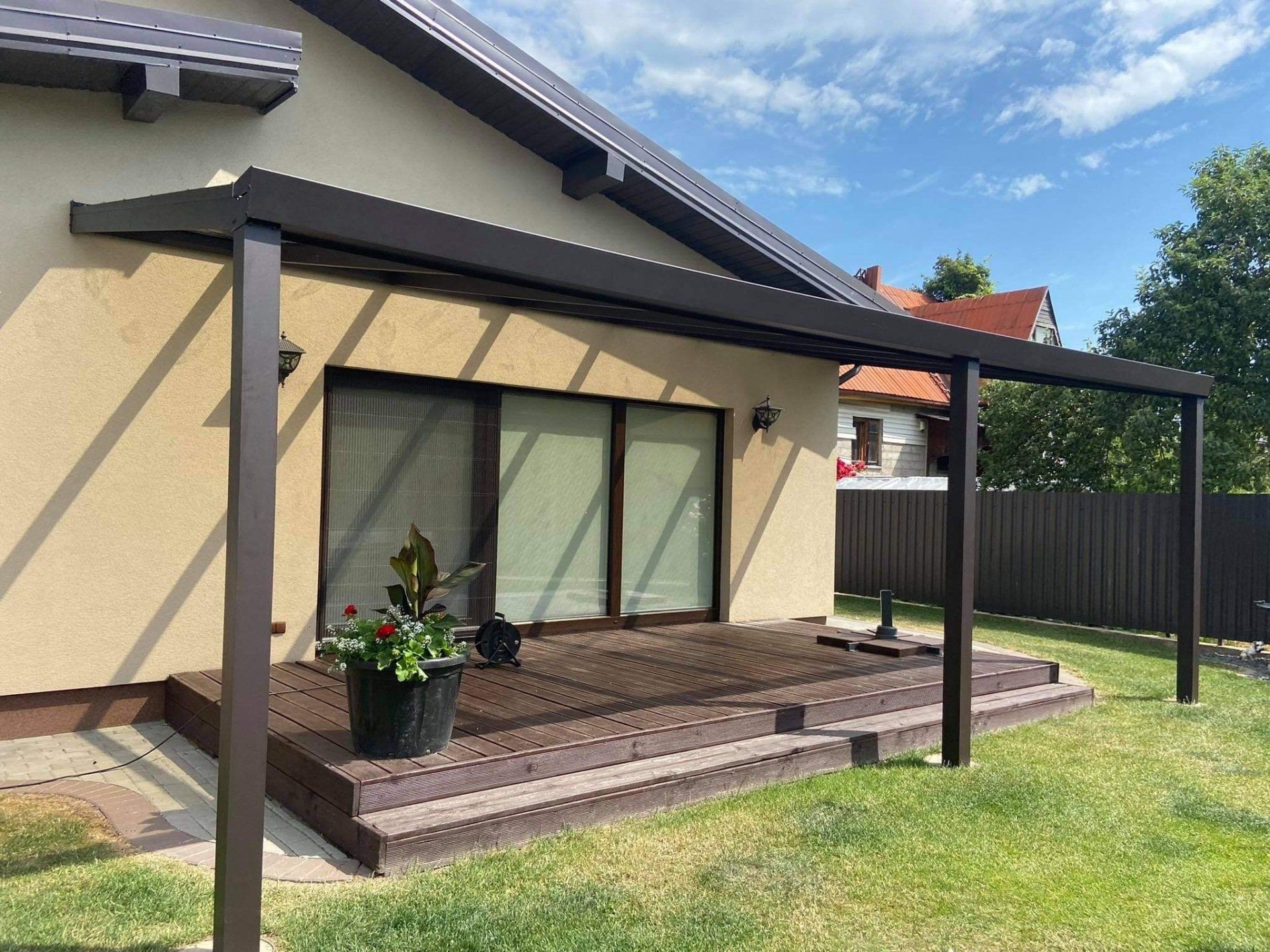 Aliuminio stoginių montavimas