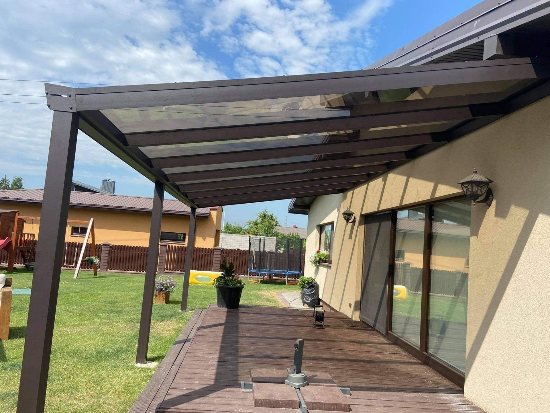 Aliuminio stoginių montavimas