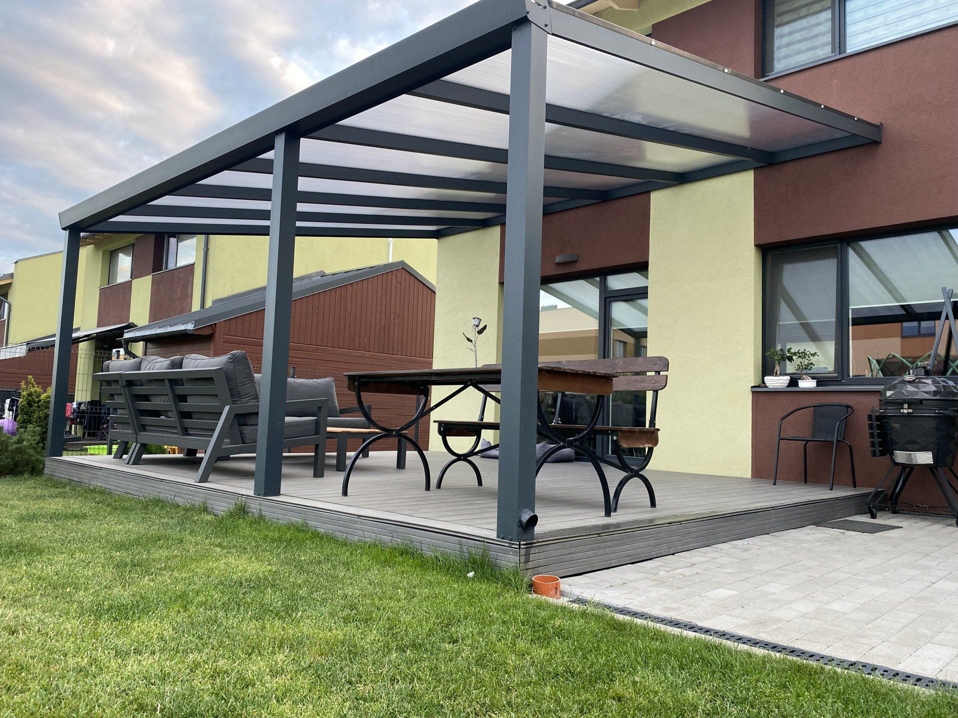 Aliuminio stoginių montavimas