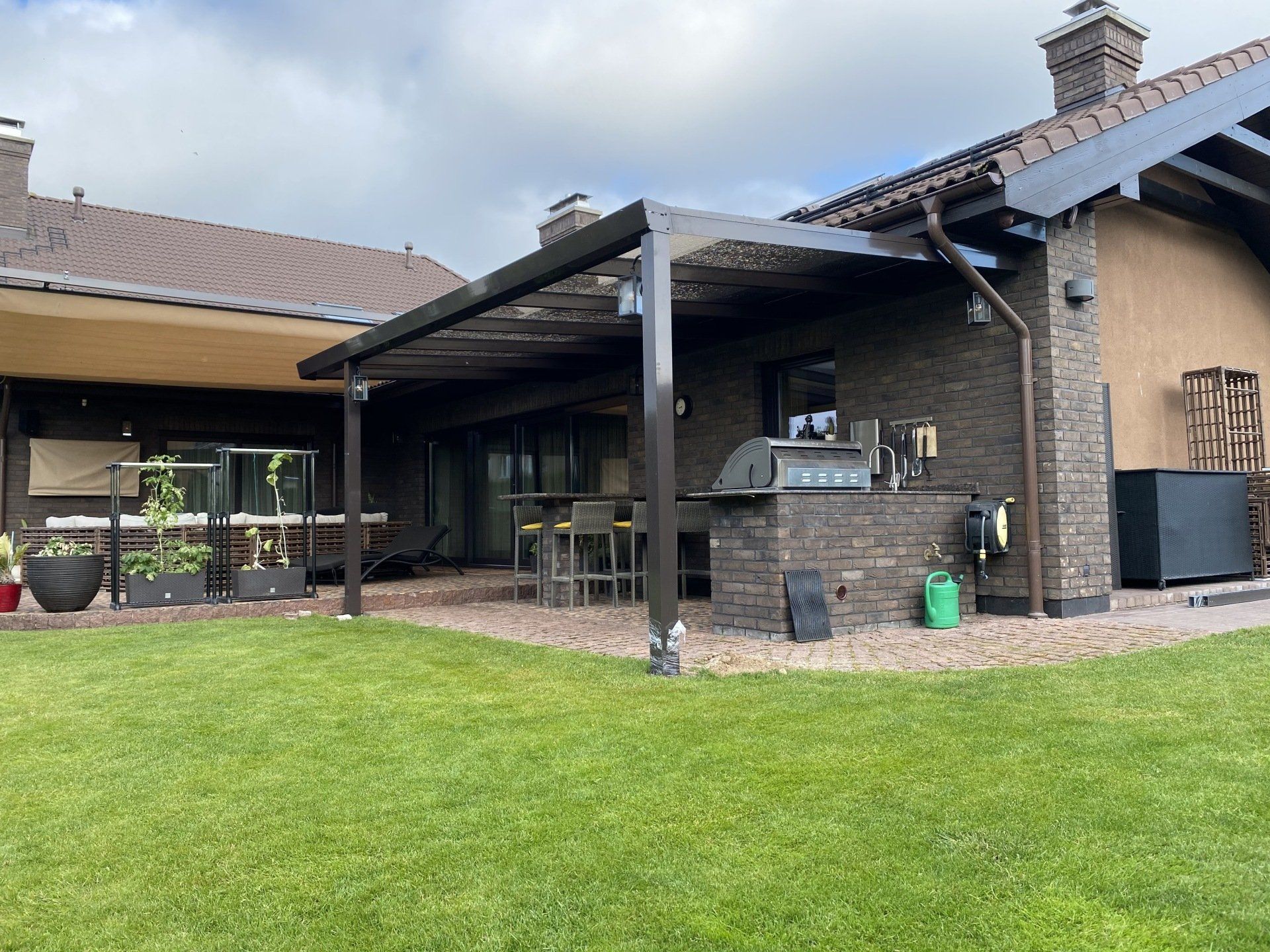 Aliuminio stoginių montavimas