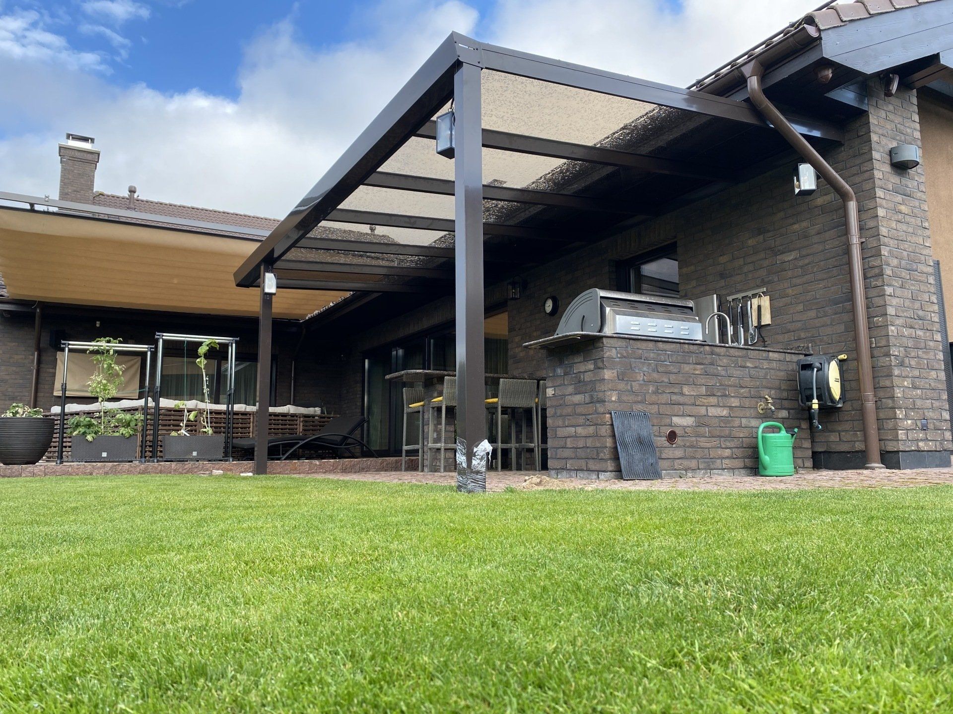 Aliuminio stoginių montavimas