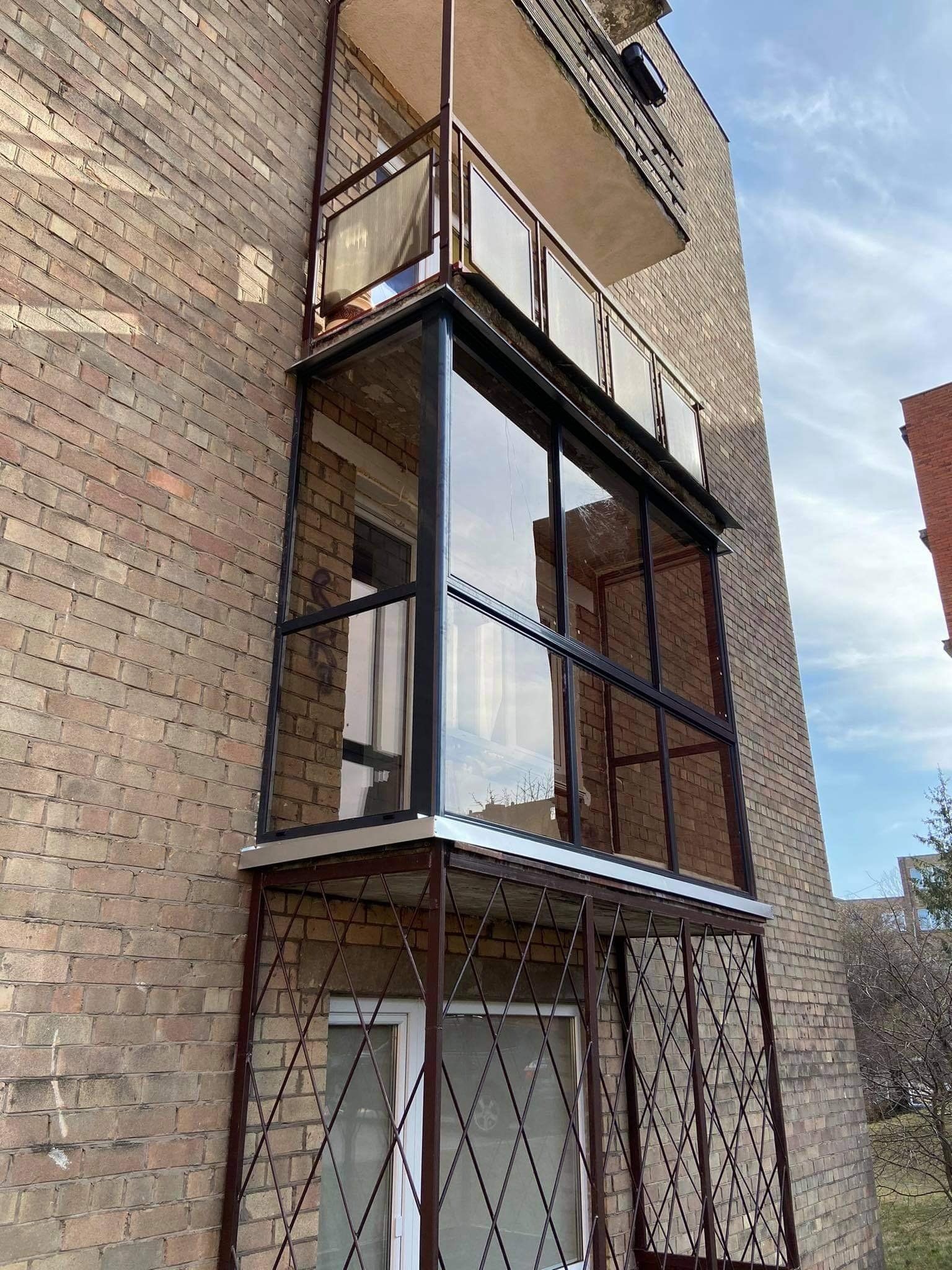 aliuminės terasos, stoginės