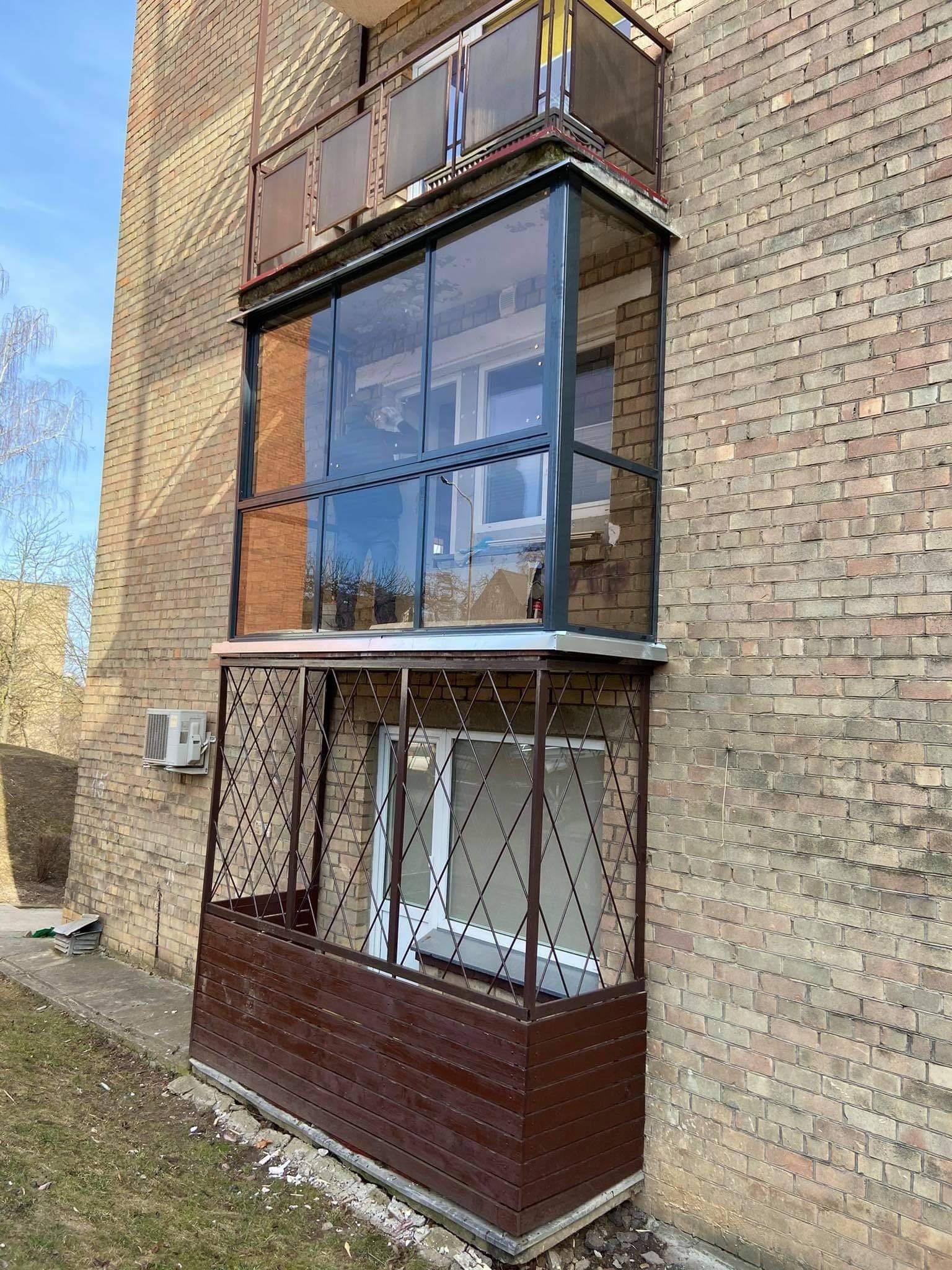 aliuminės terasos, stoginės