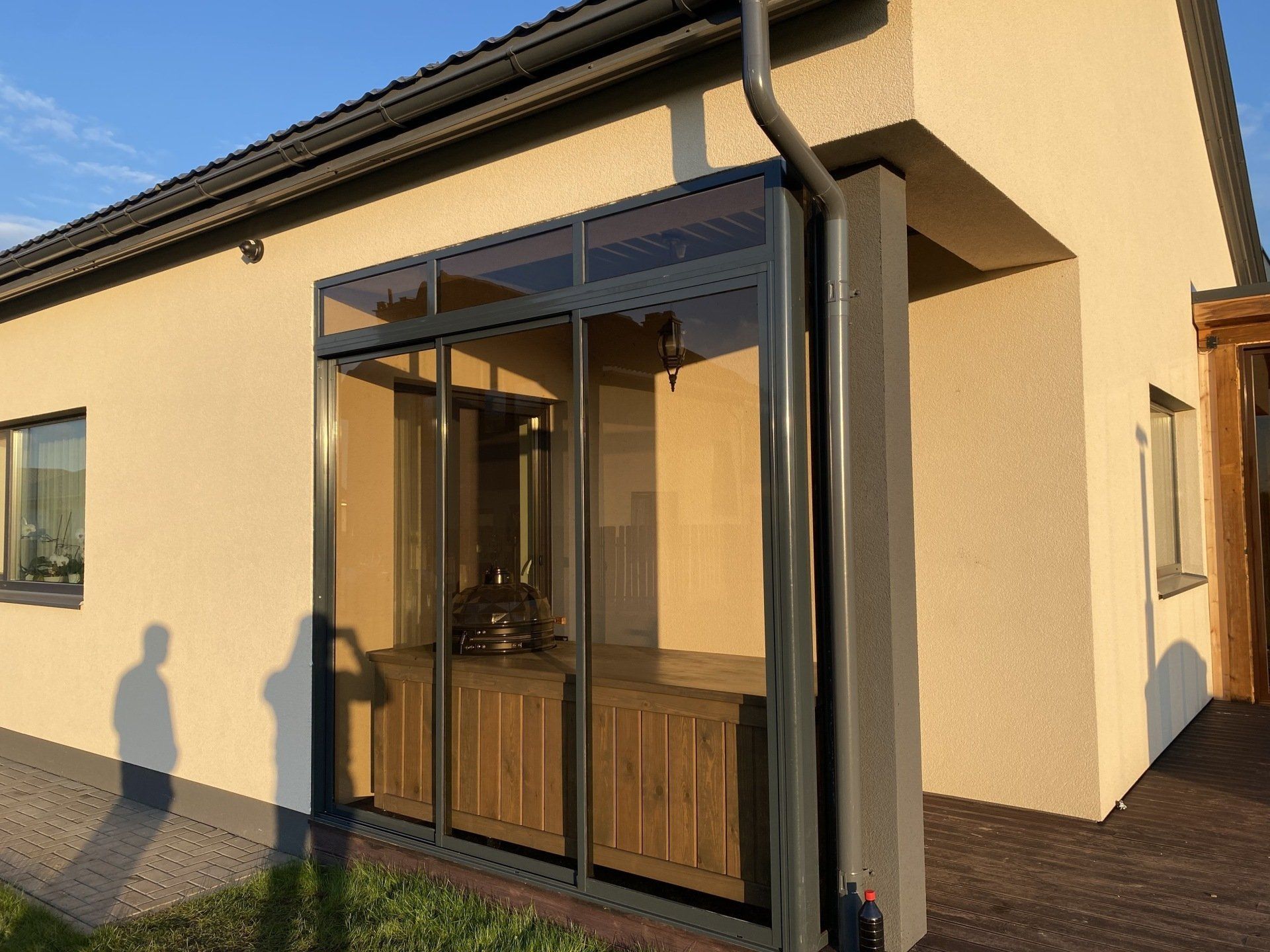 aliuminės terasos, stoginės