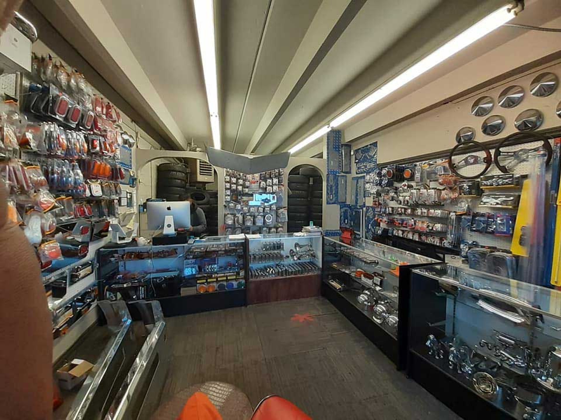 The inside of a store filled with lots of items