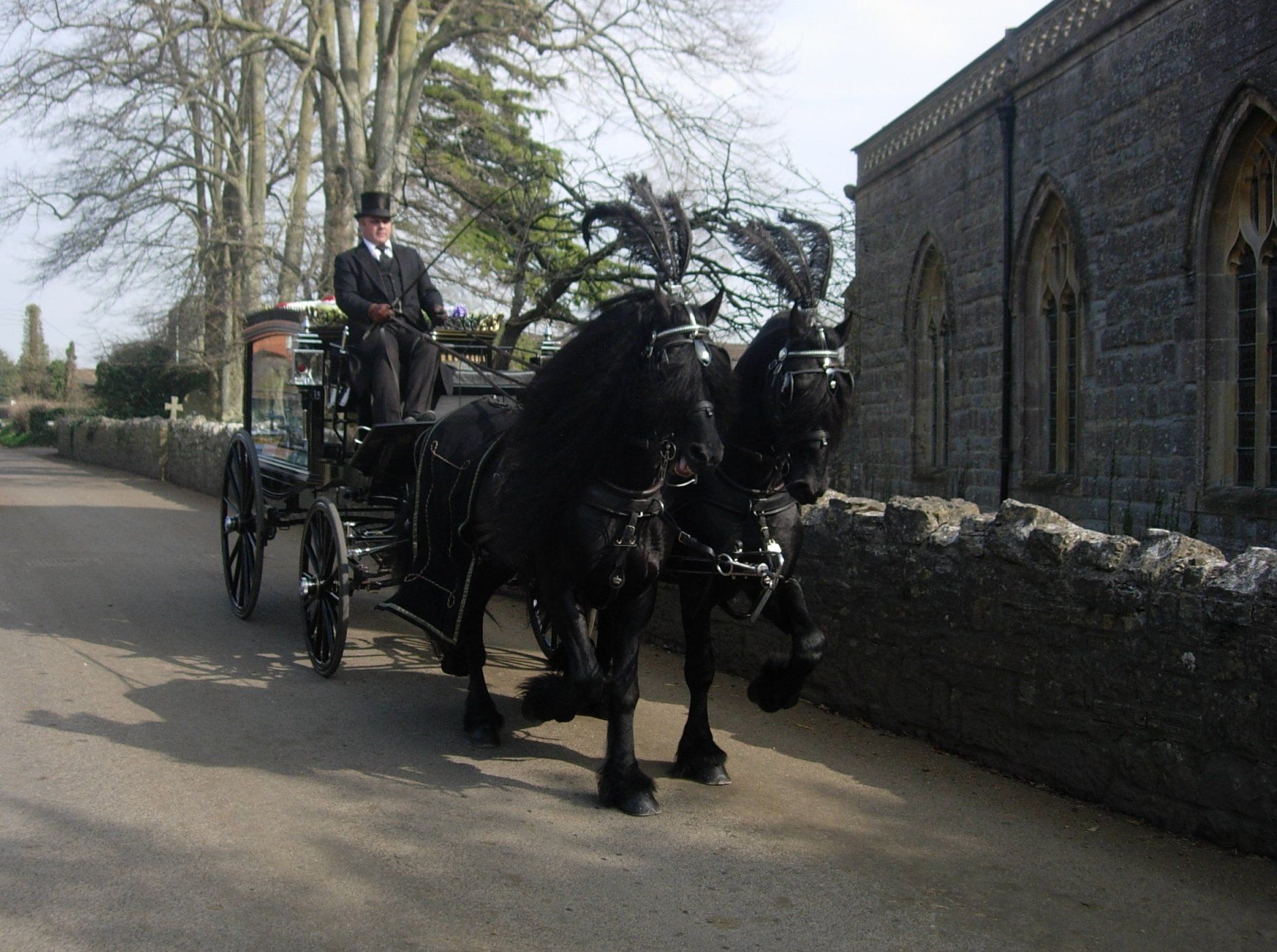 horse drawn carriages for funerals