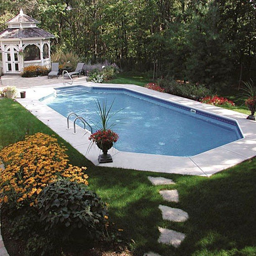 View quality pool construction in Rocky Mount