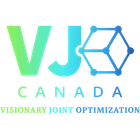 A logo for VJO canada visionary joint optimization a drug development company