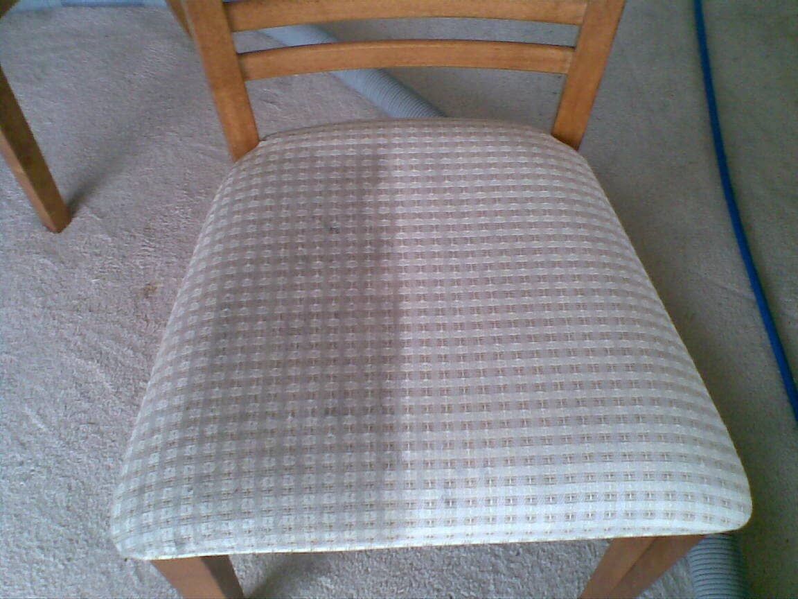 Chair Before And After Cleaning — Carpet Cleaning in Goonellabah, NSW