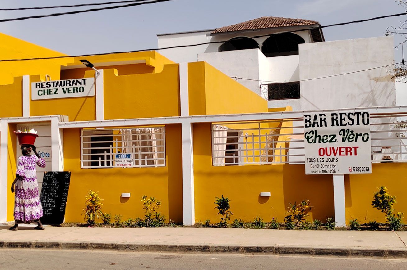 Restaurant chez Véro à Saly Niakh Niakhal au Sénégal