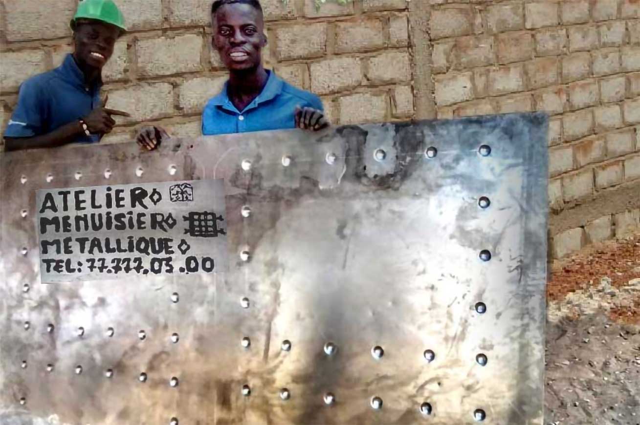 Menuiserie métallique Nicolas Diop à Nianing au Sénégal