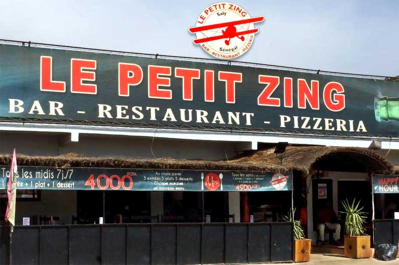 Restaurant Bar le Petit Zinc à Saly au Sénégal.