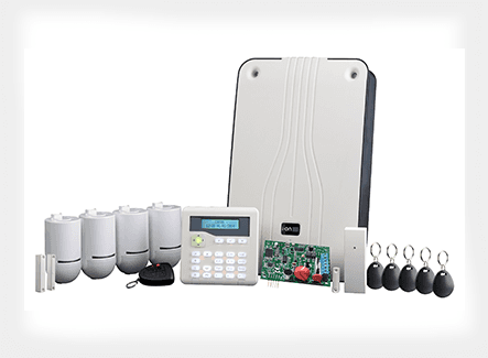 Security alarm system fobs and accessories