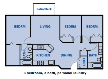 Prairie Sun 3-Bed 2-Bath