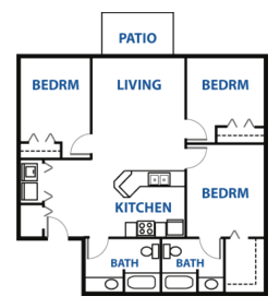 Bella Place 3-Bed 2-Bath