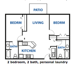 Demaio Apartments 2-Bed 2-Bath